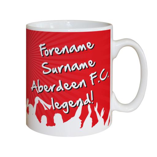 Official Personalised Aberdeen FC Legend Mug